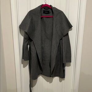 Tahari Women's Gray Cape Jacket